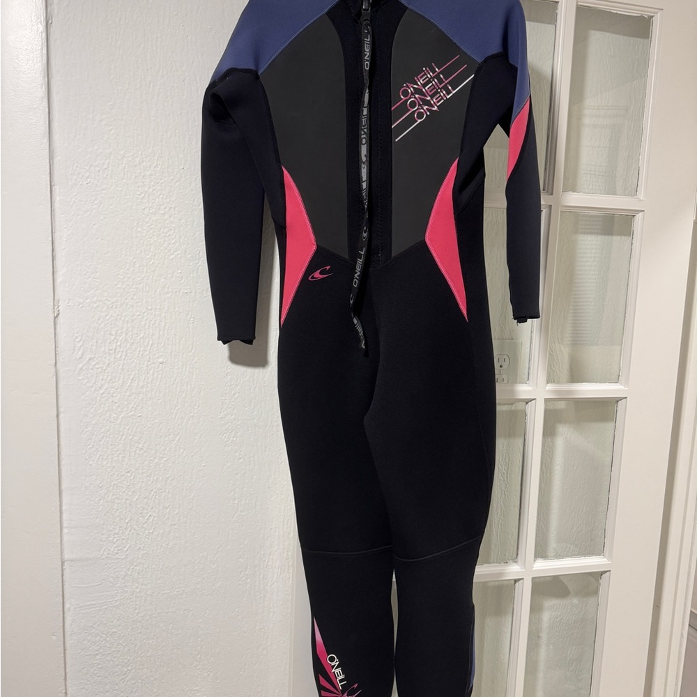 O'Neill Black and Pink Wetsuit